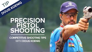 Precision Pistol Shooting  Competitive Shooting Tips with Doug Koenig [upl. by Ahsilac179]