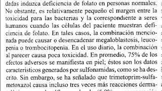 SULFONAMIDAS TRIMETOPRIMSULFAMETOXAZOL QUINOLONAS EN GOODMAN GILMAN CAP 44 PARTE 5 PAGINA 1129 Trim [upl. by Seravat]