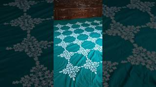 Bedsheet ki side silaibedsheet designtrendingshorts [upl. by Hareema560]