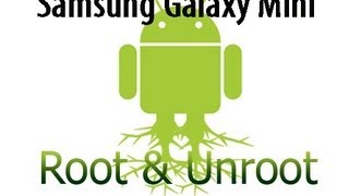 How to root or unroot Samsung galaxy Mini or POP GTS5570 [upl. by Alit119]