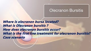 What is Olecranon Bursitis [upl. by Demmy438]