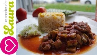 Carne con Nopales en Salsa Roja [upl. by Australia]