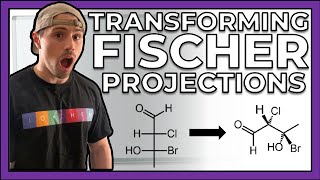 Transforming Fischer Projections Into Bond LineA Review [upl. by Yraek685]