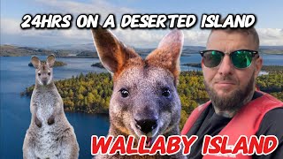 SURVIVED CAMPING WITH DANGEROUS AUSTRALIAN WILD WALLABIES ON A DESERTED SCOTTISH ISLAND [upl. by Nagek]