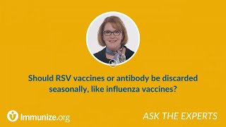 Should RSV vaccines or antibody be discarded seasonally [upl. by Adnohryt]