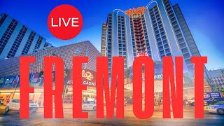 Las Vegas LIVE  Fremont Street What an Experience [upl. by Llehcam]