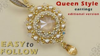 quotQueen Stylequot earrings editional version [upl. by Dorlisa713]