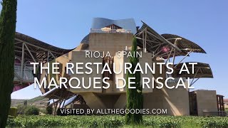 The Restaurants at Marques de Riscal Spain [upl. by Nahttam]