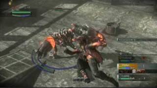 Resonance of Fate  Chpt1 Boss Tar Man [upl. by Ahsyas]