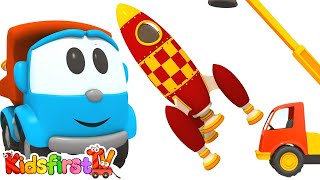 Leo the truck  The sky rocket Kids cartoon Kids vehicles [upl. by Antonia]