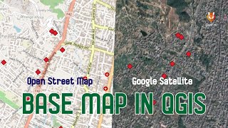 How To Add OpenStreetMap And Google Satellite Imagery Base Map Layer In QGIS  Base Map  GeoFox [upl. by Cia843]