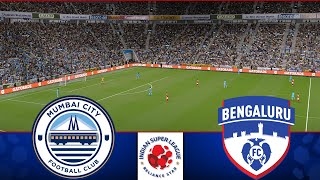 Mumbai City FC vs Bengaluru FC  ISL 202425  eFootball Match [upl. by Ossy147]