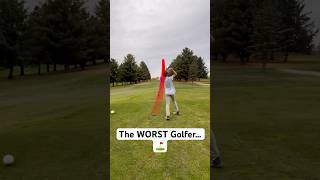 The WORST Golfer EVER… shorts golf fail [upl. by Fanestil]