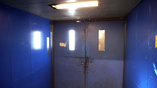 1971 Lifton inground hydraulic freight elevator upgraded  Centrumgaden 3 Ballerup Denmark [upl. by Yroj]