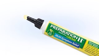 How to Apply PREPARATION H® Maximum Strength Pain Relief Cream [upl. by Hathaway]