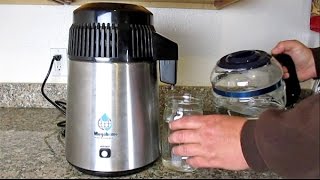 How To Easily Distill Water At Home Using The Megahome Countertop Water Distiller Model MH943SB [upl. by Alarice]