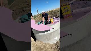 Getting foam stuck to the top of the water cistern with the ​⁠Titebond titegrab  construction [upl. by Acimaj]