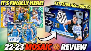 THE NEW MOSAIC 🏀 IS FINALLY HERE 😮🔥 202223 Panini Mosaic Basketball FOTL Hobby Box Review [upl. by Haimorej]