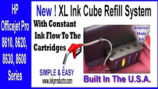 CISContinuous Ink Supply SystemCISS For HP Officejet Pro 8610 Printer [upl. by Newol]