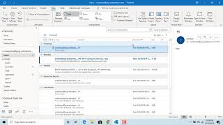 How to Change View Options in Outlook  Office 365 [upl. by Liana]