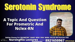 Serotonin Syndrome l Topic And Question Discussion [upl. by Aidyn]