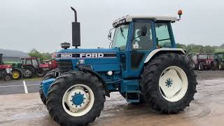 LOT 58 FORD 8210 4WD TRACTOR [upl. by Viglione]