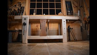 Handcrafted Roubo Workbench Build [upl. by Iramohs]