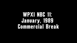 WPXI NBC 11 January 1989 Commercial Break [upl. by Knobloch742]