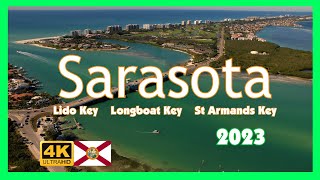 Sarasota Florida  Longboat Lido and St Armands Key [upl. by Laemsi]