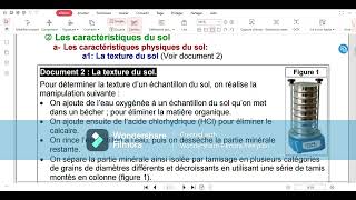 court 2 svt les facteurs edaphiques tronc commun scientifique partie 1 [upl. by Aiclef]