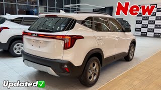 KIA SELTOS 2024 New Updated Model  SELTOS HTK 2024 White Colour Review [upl. by Orlena]