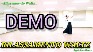 Rilassamento Waltz Linedance by KyungOk KimBeginner Waltz Demo  KyungOk KimApple [upl. by Bel644]