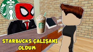 BROOKHAVENda FERÄ°TED VE ABBAS KAHVECÄ° OLDU â˜• ROBLOX MESLEKLERÄ° ğŸ’µ [upl. by Yuma]