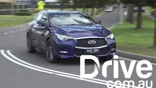 Infiniti Q30 Sports Premium Review  Drivecomau [upl. by Noyart]