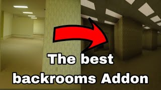 I Played The Best Backrooms Addon For Minecraft Bedrock Edition mcpeXboxps4Nintendo switch [upl. by Annaerda253]