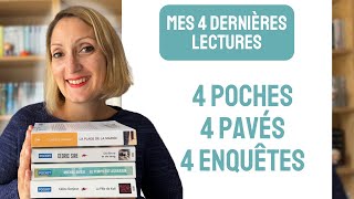 ✨📚 4 POCHES 4 PAVÉS 4 ENQUÊTES  Podcast Lecture  176 [upl. by Elleinad]