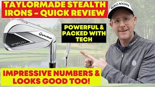 TaylorMade Stealth Irons Quick Review [upl. by Essirehc78]