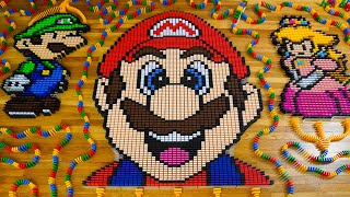 The Super Mario Bros Movie in Dominoes [upl. by Egres]