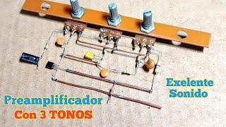 Preamplificador Con 3 TONOS Exelente Sonido [upl. by Anilam]