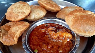 30₹ Best Puri Sabji Rajkot  Rajkot Food [upl. by Jb369]