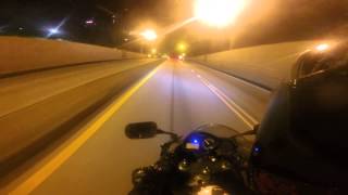 CBR 600 F4i Screaming In Tunnel [upl. by Holbrook962]