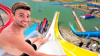 Testing Every Attraction at Worlds Craziest Waterpark [upl. by Assillim]