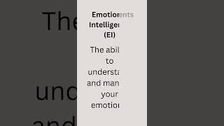 Understanding Emotional Intelligence emotionalintelligence [upl. by Ariane]