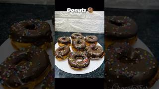 1 Minute Chocolate Donut Recipe 🍩 Quick Easy Delicious  Asmr  chocolate  shorts asmr donut [upl. by Belier]