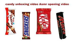 Satisfying video Asmr lollipops candy and chocolate gummy candy unboxing video Asmr [upl. by Jacobs]