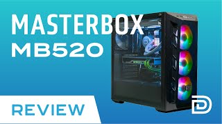 Cooler Master Masterbox MB520 ARGB Review [upl. by Nnyltiac]