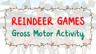 Reindeer Games Gross Motor Activity  Winter Brain Break  Gross Motor Skills  Twinkl USA [upl. by Buford]