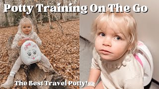 Potty Training Out amp About  How To Potty Train A Toddler When Travelling  Best Potty Products [upl. by Rebmetpes]