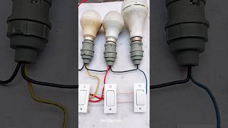 🔥two way switch wiring connection mdelectric twowayswitch staircase [upl. by Enair]