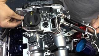 Motor Volkswagen em corte  3cil 105cv turbo TSI UP  DW Design [upl. by Nylla]